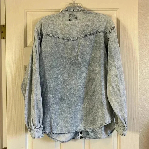 Vintage Anchor Blue Acid Wash Top - Picture 2 of 6